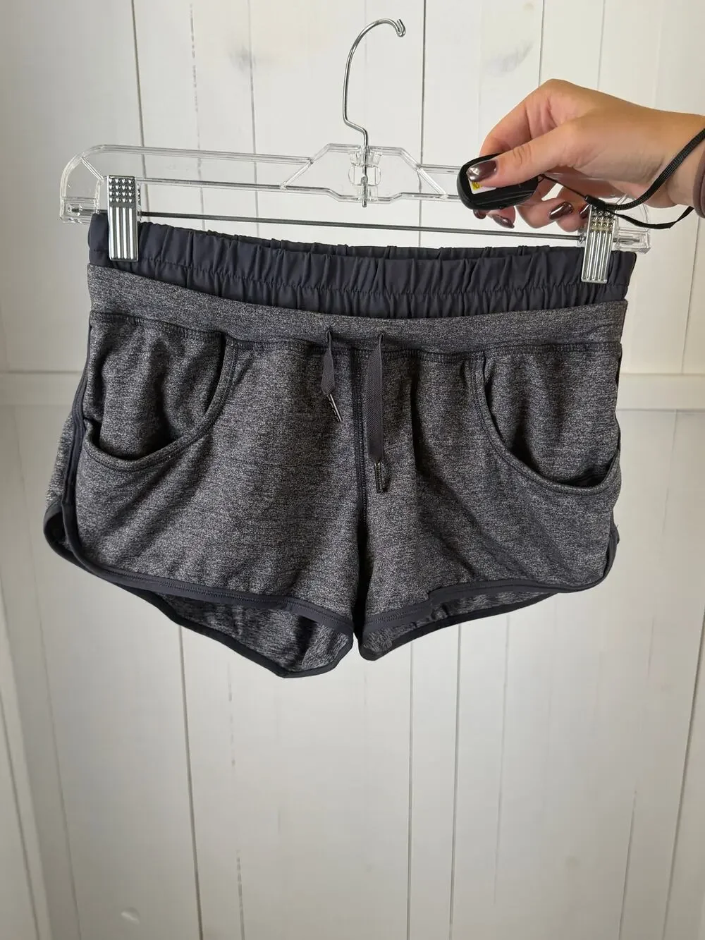 Lululemon Gray Sweat Shorts Women's Size 4 Polyester